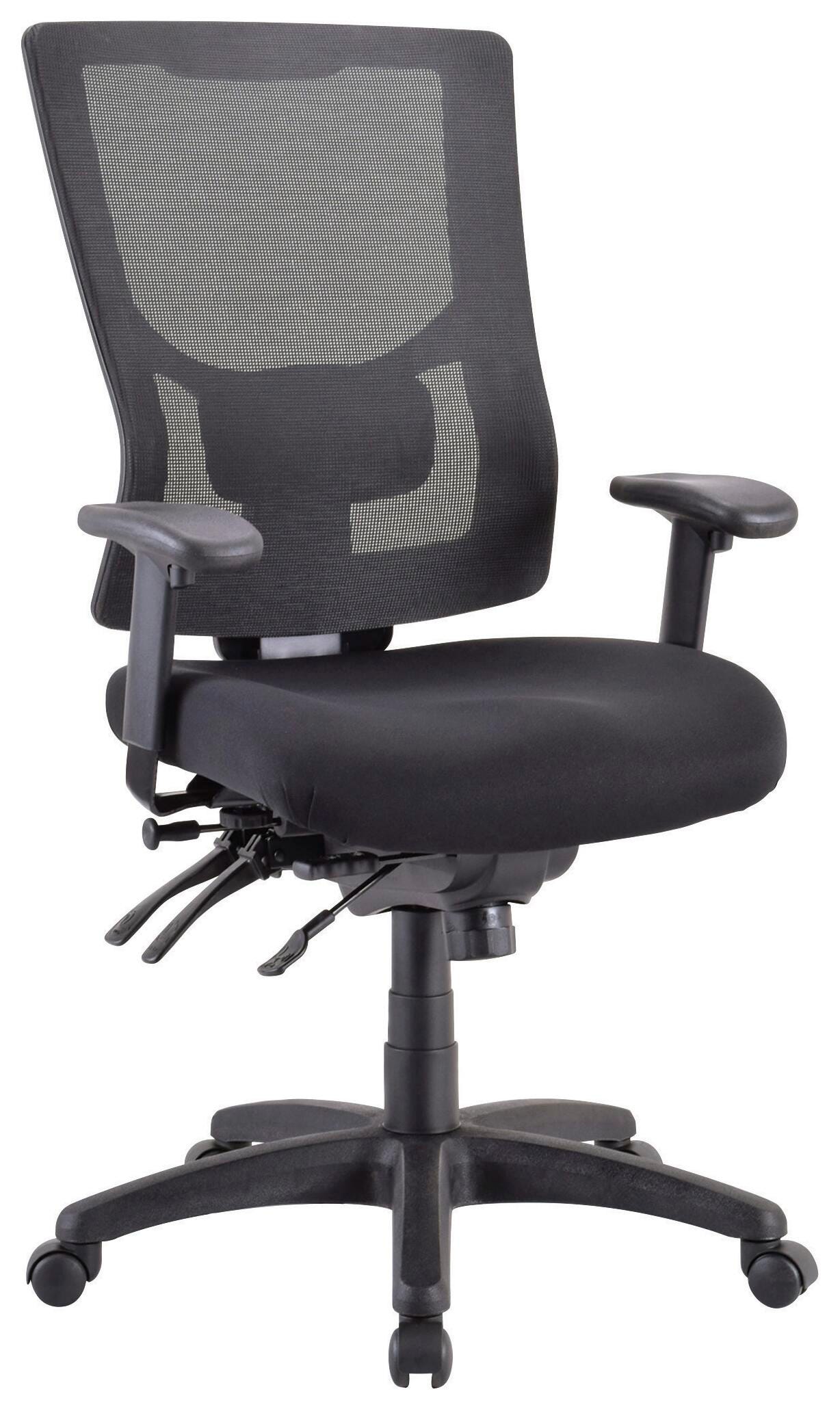 Classroom Select Executive Mesh Back Chair, 25 x 24 x 44 Inches, Black 2006959